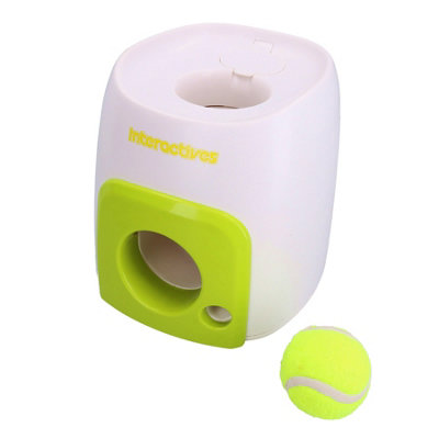 Fetch and outlet treat dog toy