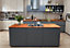 INTERBUILD Karri worktop Hybrid 2000x800x26mm, clear oiled , kitchen unit