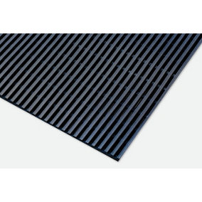 Interflex Anti-Slip Anti-Fatigue Duckboard Matting 100cm x 10m Roll Black