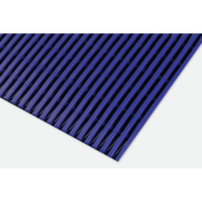 Interflex Anti-Slip Anti-Fatigue Duckboard Matting 60cm x 10m Roll Blue