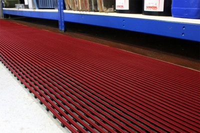 Interflex Anti-Slip Anti-Fatigue Duckboard Matting 60cm x 10m Roll Green - 7