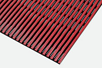 Interflex Anti-Slip Anti-Fatigue Duckboard Matting 80cm x 10m Roll Red