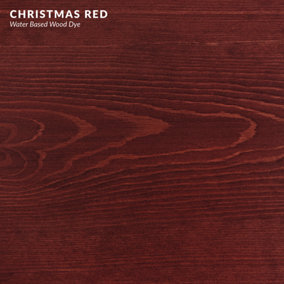 Interior & Exterior Wood Dye - Christmas Red 15ml Tester Pot - Littlefair's