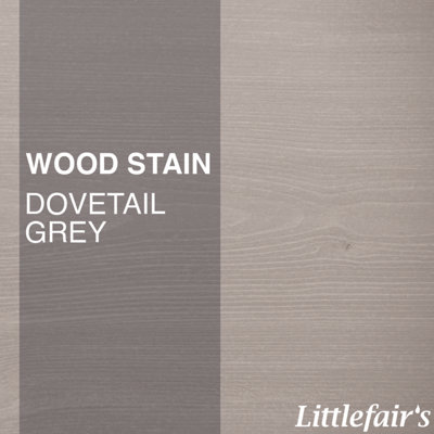 Interior & Exterior Wood Dye - Dovetail Grey 500ml - Littlefair's