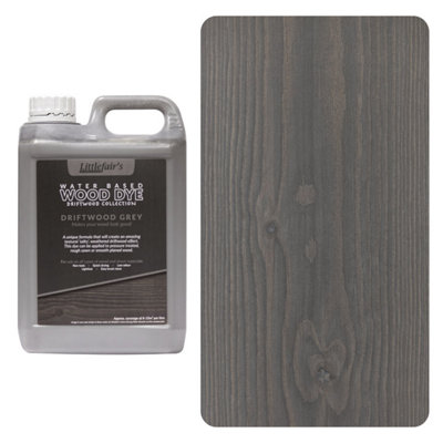 Interior & Exterior Wood Dye - Driftwood Grey 2.5ltr - Littlefair's