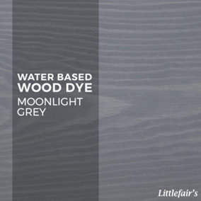 Interior & Exterior Wood Dye - Moonlight Grey 15ml Tester Pot - Littlefair's