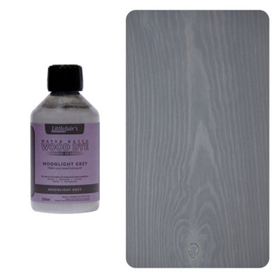 Interior & Exterior Wood Dye - Moonlight Grey 250ml - Littlefair's