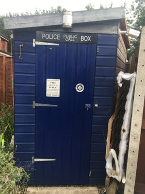 Interior & Exterior Wood Dye - Police Box Blue 2.5ltr - Littlefair's