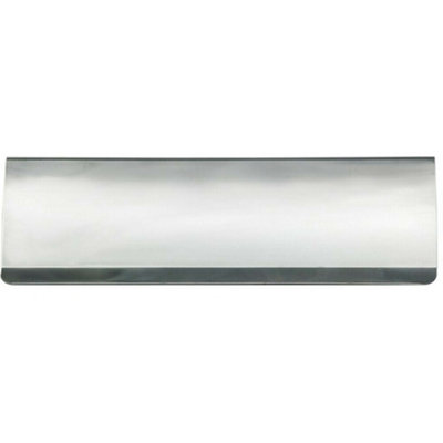 Interior Letterbox Plate Tidy Cover Flap 300 x 95mm Satin Steel ...