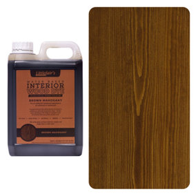 Interior Wood Dye - Brown Mahogany 2.5ltr - Littlefair's