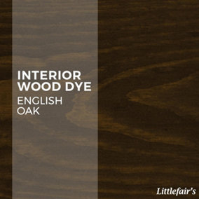 Interior Wood Dye - English Oak 15ml Tester Pot - Littlefair's