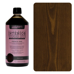 Interior Wood Dye - French Oak 1ltr - Littlefair's