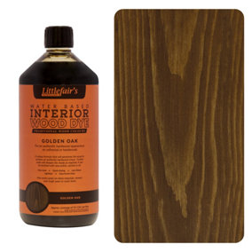 Interior Wood Dye - Golden Oak 1ltr - Littlefair's