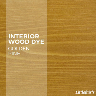 Interior Wood Dye - Golden Pine 15ml Tester Pot - Littlefair's