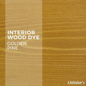 Interior Wood Dye - Golden Pine 15ml Tester Pot - Littlefair's
