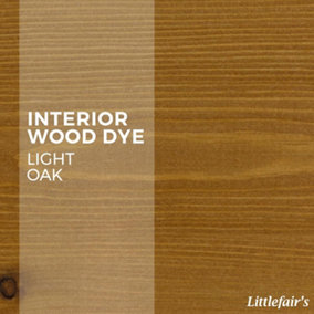 Interior Wood Dye - Light Oak 15ml Tester Pot - Littlefair's