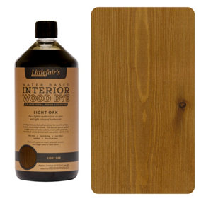 Interior Wood Dye - Light Oak 1ltr - Littlefair's
