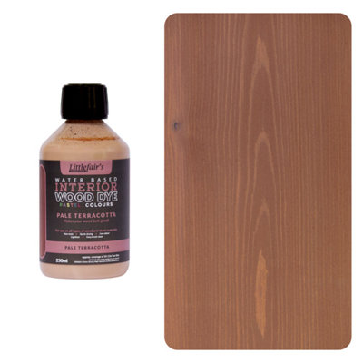 Interior Wood Dye Pale Terracotta 250ml Littlefair's DIY at B&Q