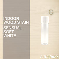 Interior Wood Dye - Sensual Soft White 15ml Tester Pot - Littlefair's