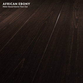 Interior Wood Floor Dye - African Ebony 2.5ltr - Littlefair's