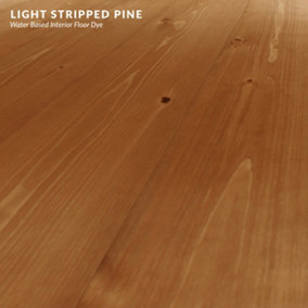 Interior Wood Floor Dye - Light Stripped Pine 2.5ltr - Littlefair's