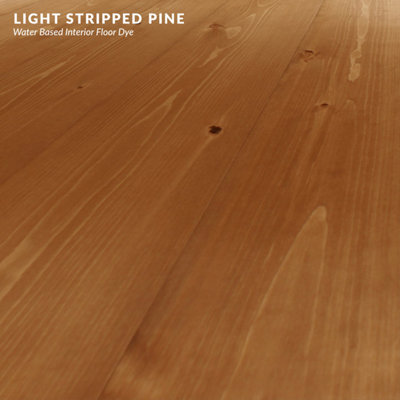 Interior Wood Floor Dye - Light Stripped Pine 5ltr - Littlefair's