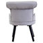 Interiors by Grey Velvet Armchair, Built to Last Lounge Chair, Easy to Maintain Velvet Chair for Kids, Reliable Armchair