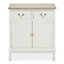 Interiors by Premier 2 Drawer Ivory Sideboard Cabinet, Pine Wood Storage Side Board for Kitchen, Dinning Room, Hallway, & Office