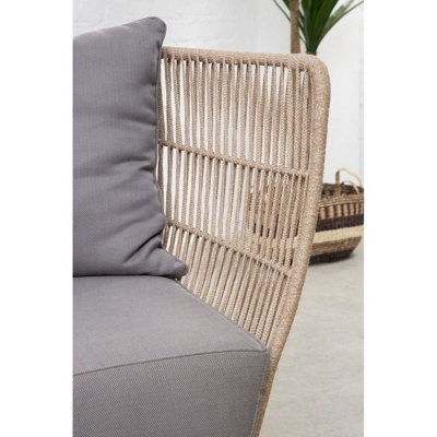 Interiors by Premier 2 Seat Rope Sofa, Sustainable Rope Garden Sofa ...