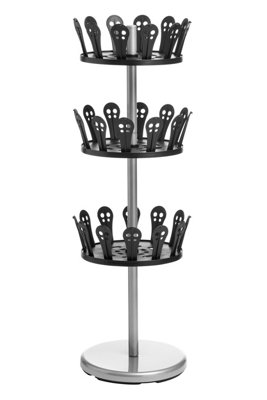 Interiors by Premier 3 Tier Revolving Shoe Stand