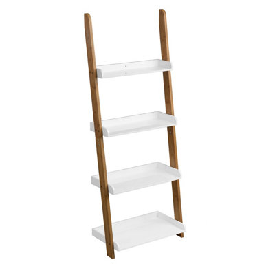 White high gloss ladder shelf discount