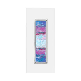 Interiors by Premier Abstract Blue 2 Framed Wall Art