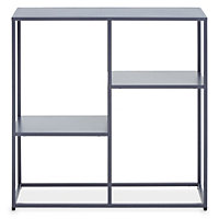 Interiors by Premier Acero Grey Metal Multi Shelf Unit