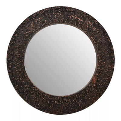 Interiors by Premier Akola Copper Finish Wall Mirror