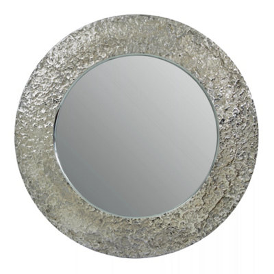 Interiors by Premier Akola Nickle Finish Wall Mirror