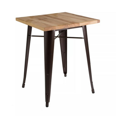Interiors by Premier ALDGATE MET TABLE ASH TOP