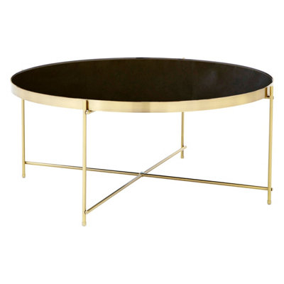 Interiors by Premier Allure Black Mirror Coffee Table DIY at B&Q