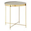 Interiors by Premier Allure Black Mirror Low Side Table