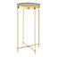 Interiors by Premier Allure Black Mirror Tall Side Table
