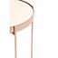 Interiors by Premier Allure Pink Mirror Tall Side Table