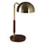 Interiors by Premier Antique Brass Finish Task Lamp