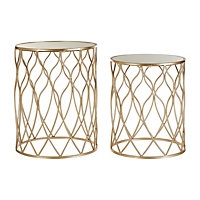 Interiors by Premier Arcana Side Tables - Set of 2