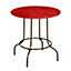 Interiors by Premier Artisan Red Metal Table
