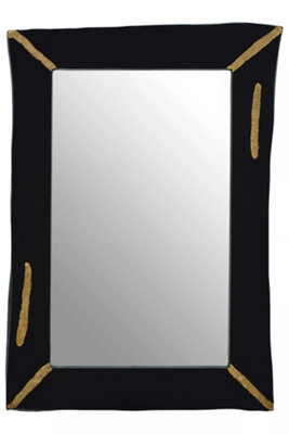 Interiors by Premier Asamra Black Wall Mirror