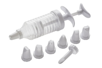 Interiors By Premier Assorted White And Clear Pp Cake Decorating Set ...