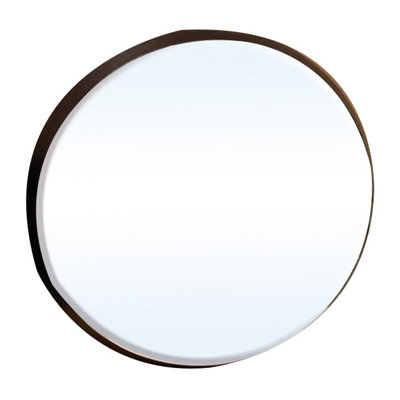 Interiors by Premier Athena Discus Large Black Wall Mirror