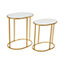 Interiors by Premier Avantis Set of 2 Oval Side Tables