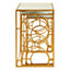 Interiors by Premier Avantis Set Of 3 Gold Finish Nesting Side Tables