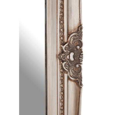 Interiors by Premier Baroque Rectangular Grey Wall Mirror