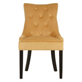 Interiors by Premier Beige Velvet Chair, Enchanting Sleep Chair, Easy to Assemble Borg Chair, Comfy Dining Chair